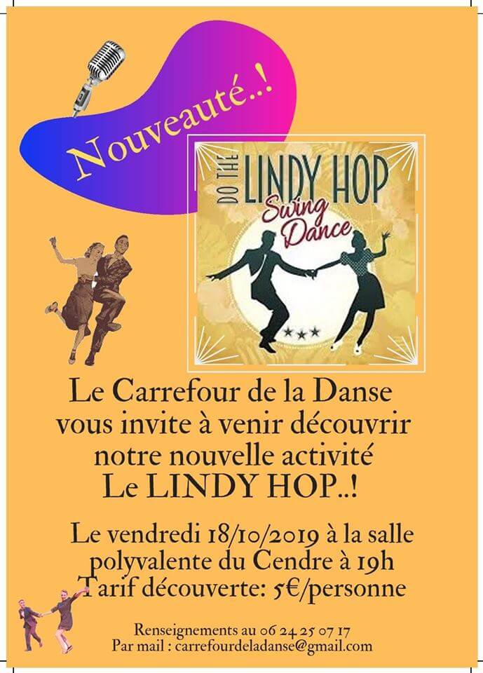 NOUVEAU !!! Le LINDY HOP au Carrefour de la Danse !!
